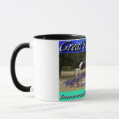 Großer Hinterpferdweltmeister-Logo-Cup Tasse (Links)