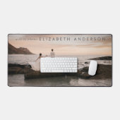 Großer Hochzeitsplaner Premium Custom Foto Schreibtischunterlage (Tastatur & Maus)
