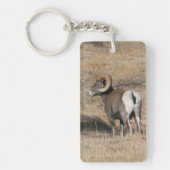Großer Horn-RAM-Acryl-Schlüsselanhänger Schlüsselanhänger (Vorderseite)
