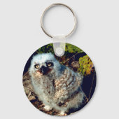 Großer Hornhühner Schlüsselanhänger (Vorderseite)