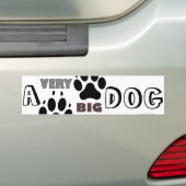 Großer Hund Autoaufkleber (Auf Auto)