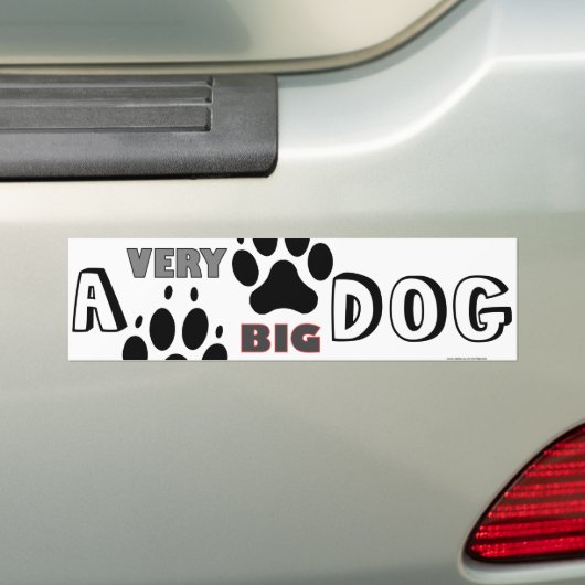 Großer Hund Autoaufkleber (Auf Auto)