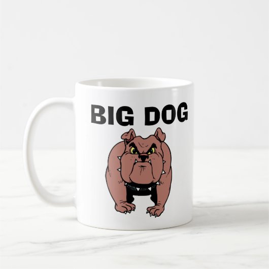 GROSSER Hund, FUNNY Coffee Mugs Kaffeetasse (Links)