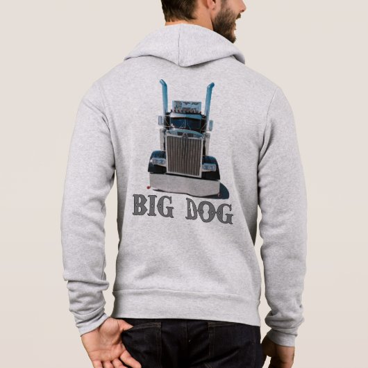 Großer Hund Hoodie (Rückseite)