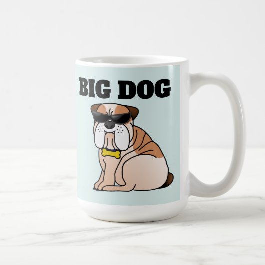 GROßER HUND HUND KAFFEETASSE (Rechts)
