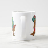 Großer Hund Jumbo-Tasse (Rückseite)