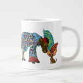 Großer Hund Jumbo-Tasse (Rechts)