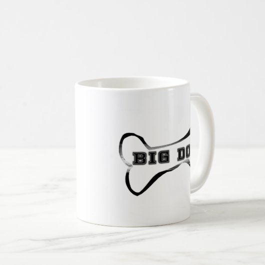 Großer Hund Kaffeetasse (VorderseiteRechts)