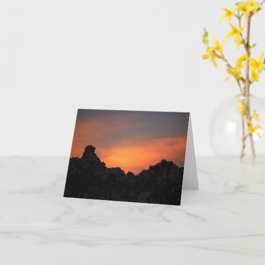 Großer Hund Karte (Gelbe Blume)