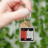 Großer Hund. Platzhirsch. Großer Käse. Boss.key Schlüsselanhänger (Hand)