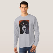 Großer Hund T-Shirt (Vorne ganz)