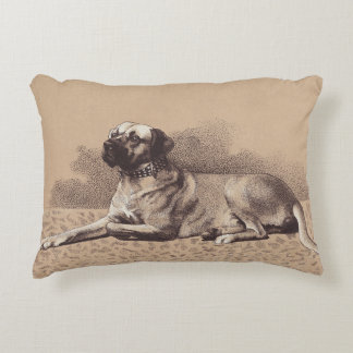 Großer Hund Vintage-Bild Hinzufügen eines Namens Z Dekokissen