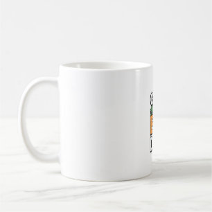 Großer Hund Vintage-Vektordesign - Bleib ruhig_1 Kaffeetasse