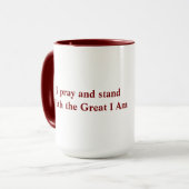 Großer Ich Bin Tasse (Vorderseite Links)