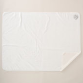 Großer individueller Sherpa-Blanket - Branding für Sherpadecke (Vorderseite (Horizontal))