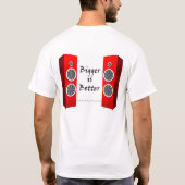 Größer ist besser T-Shirt (Rückseite)