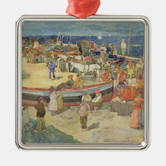 Großer Jachthafen, Capri Ornament Aus Metall (Vorne)