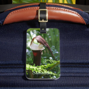 Grosser Jack in der Pulpit-Blume Personalisiert Gepäckanhänger