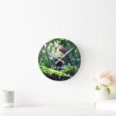 Grosser Jack in der Pulpit-Blume Personalisiert Runde Wanduhr (Zuhause)