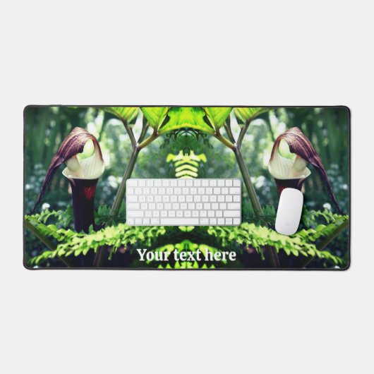 Grosser Jack in der Pulpit-Blume Personalisiert Schreibtischunterlage (Tastatur & Maus)