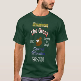 Großer Jahrestag der Eichhörnchen-Migrations-40. T-Shirt