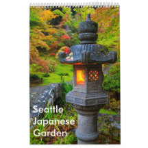 Großer japanischer Garten-Kalender Seattles
