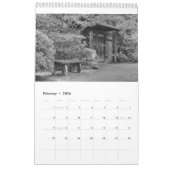 Großer japanischer Garten-Kalender Seattles Kalender (Feb 2026)
