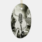 Großer Jazz Keramikornament (Rechts)