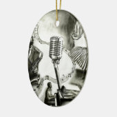 Großer Jazz Keramikornament (Links)