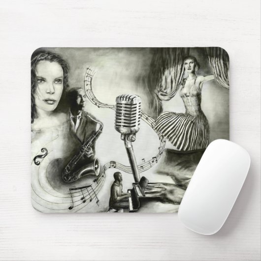 Großer Jazz Mousepad (Mit Mouse)