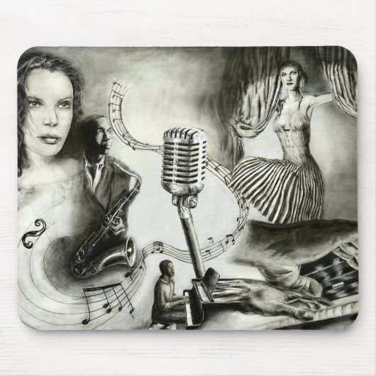 Großer Jazz Mousepad (Vorne)