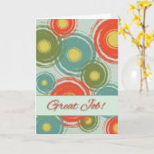 Großer Job, aktuelle Glückwunschkarte Karte (Gelbe Blume)