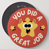 Großer Job - Behalt Button (Vorne & Hinten)