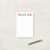 Großer Job Bright Post-it Klebezettel (Auf Schreibtisch)