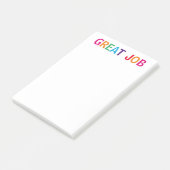 Großer Job Bright Post-it Klebezettel (angewinkelt)