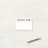 Großer Job Bright Post-it Klebezettel (Auf Schreibtisch)