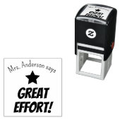 Großer Job bringt Lehrer Personalisiert auf den Pl Permastempel (Beispiel)