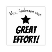 Großer Job bringt Lehrer Personalisiert auf den Pl Permastempel (Design)