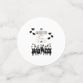 Großer Job, Graduate! Zeit bis zum Feiern des Part Konfetti (Klein Vorderseite)