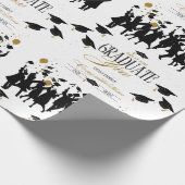 Großer Job, Graduate! Zeit zum Feiern des Party Geschenkpapier (Ecke)