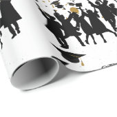 Großer Job, Graduate! Zeit zum Feiern des Party Geschenkpapier (Rolleneckpunkt)