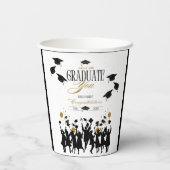 Großer Job, Graduate! Zeit zum Feiern des Party Pappbecher (Rückseite)