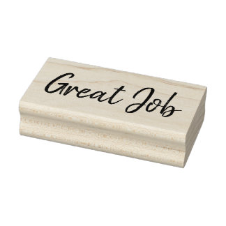Großer Job Gummistempel