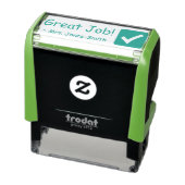 "Großer Job!" + Instruktorenname Gummi Briefmarke Permastempel (Produkt)