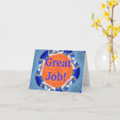 Großer Job! Karte (Gelbe Blume)