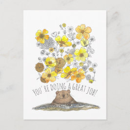 Großer Job-Lehrer Postkarte