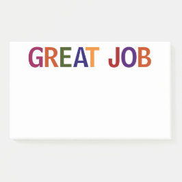 Großer Job mehrfarbig 10 x 6 Post-it Klebezettel