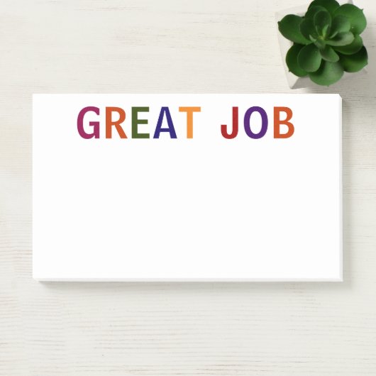 Großer Job mehrfarbig Post-it Klebezettel (Büro)