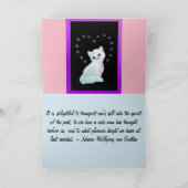 Großer Job personifizieren der Dankeskarte (Innenseite)