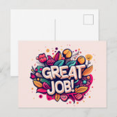 Großer Job Postkarte (Vorne/Hinten)